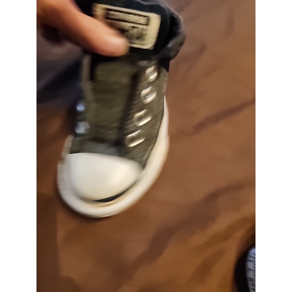 Converse Medium Top  Size 12 Junior Grey Sneakers - Picture 11 of 15